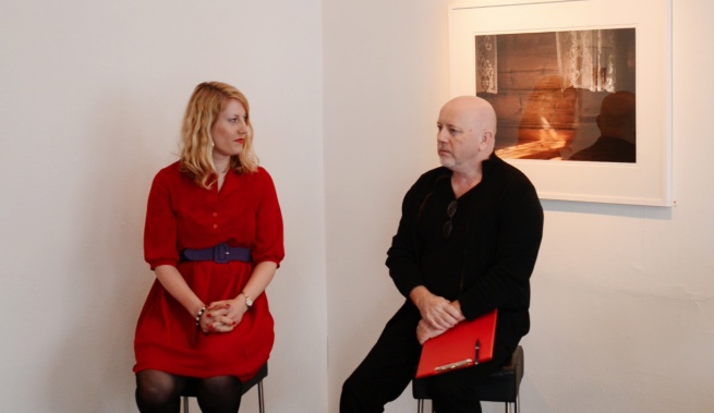 Artist talk with Signe Christine Urdal and Eyvind Hjelmen at Gallery Giga (NO)