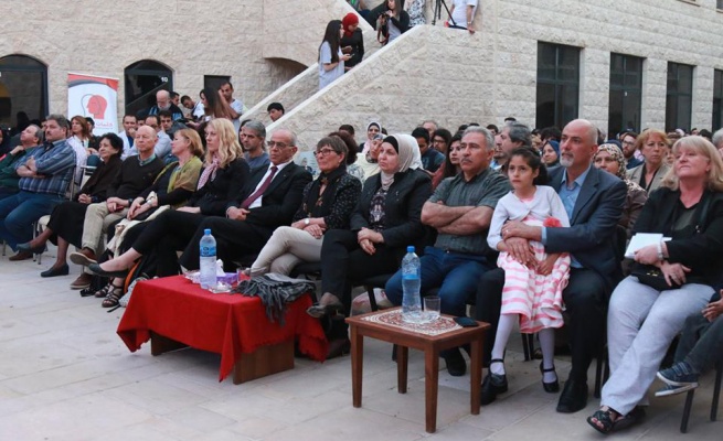 Opening ceremony with the The Mayor of Nablus Municipalicity
